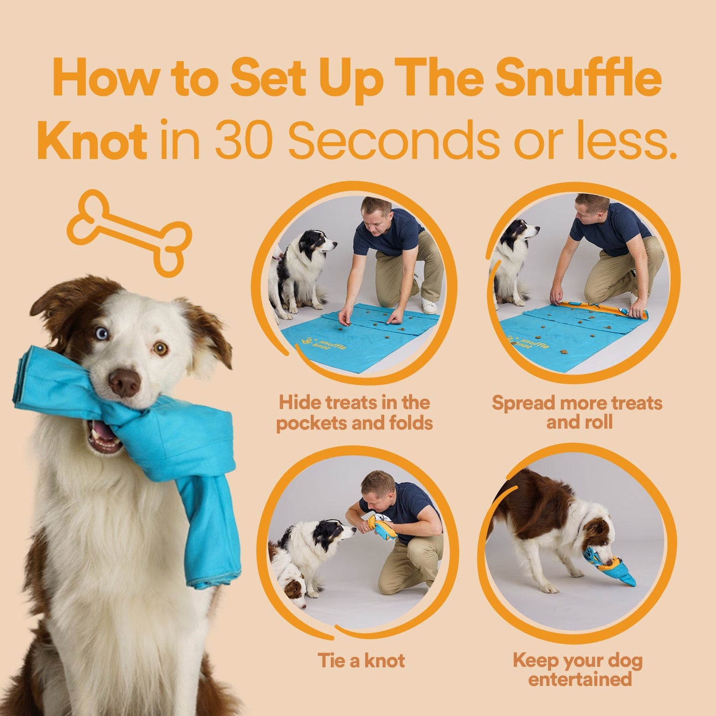 The Original™️ Snuffle Knot!   (Orange)